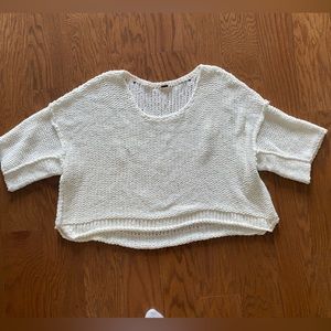 White Free People Sweater M